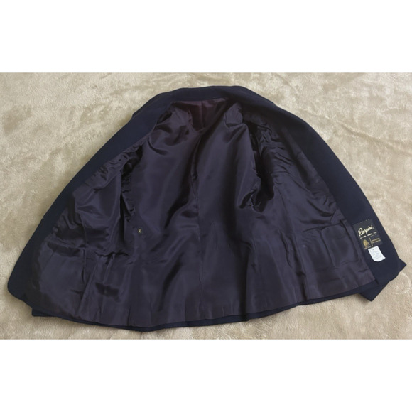 Women's "Raspini" One Bottom Suit Blue Navy Size 7/8 100% Pure Wool - Picture 7 of 10